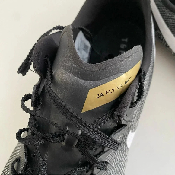 Nike Ja Fly 4 Track Field Sprinting Spikes Black White Gold Men’s 13 DR2741-001 - Picture 7 of 13